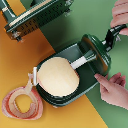 Manual Crank Apple Peeler with Holder